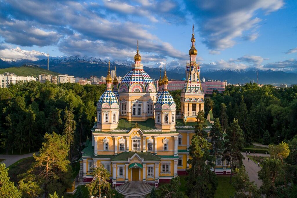 Ascension Cathedral during Almaty tour package