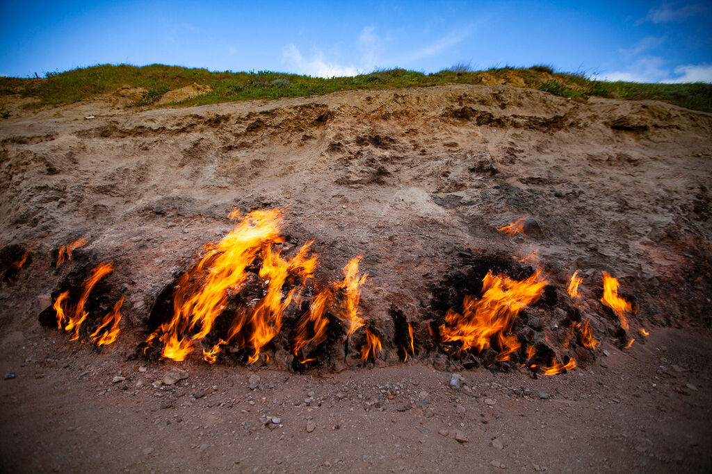 Yanardag Fire Mountain Azerbaijan
